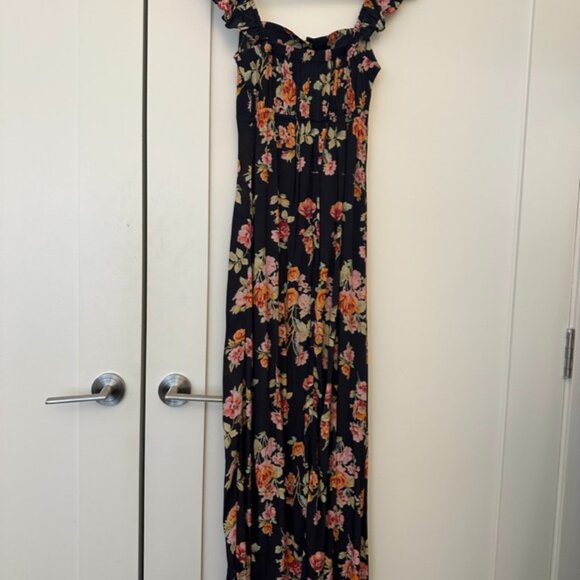 Flynn Skye Bardot Maxi Dress Floral Print Size S - Picture 9 of 12